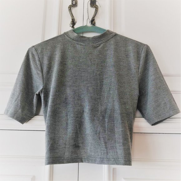 Softest Topshop Twist-Front Choker-Neck Top XS - Picture 15 of 16